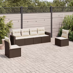 VidaXL 3251150 banc de jardin Rotin, Acier