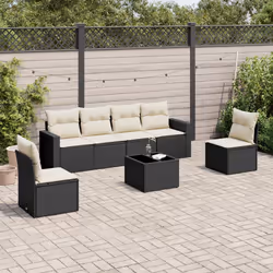 VidaXL 3251153 banc de jardin Rotin, Verre trempé