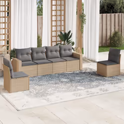 VidaXL 3251156 banc de jardin Rotin, Verre trempé