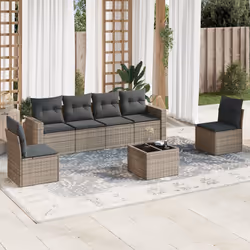 VidaXL 3251157 banc de jardin Rotin, Verre trempé