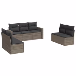 VidaXL 3251167, Gris foncé, Rotin, Acier, 110 kg, Adultes et enfants, 655 mm, 620 mm