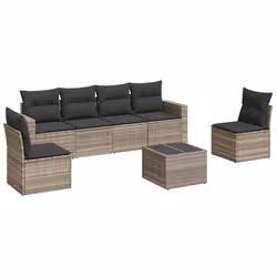 VidaXL 3251169, Gris foncé, Rotin, Acier, 110 kg, Adultes et enfants, 655 mm, 620 mm