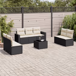VidaXL 3251173 banc de jardin Rotin, Verre trempé