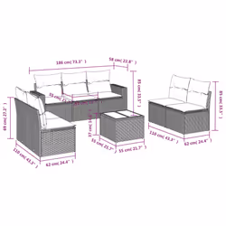 VidaXL 3251173 banc de jardin Rotin, Verre trempé