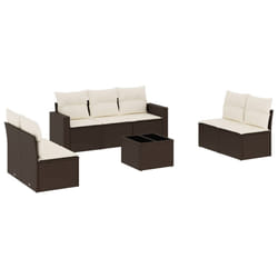 VidaXL 3251180 banc de jardin Rotin, Verre trempé