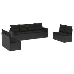 VidaXL 3251192 banc de jardin Rotin, Verre trempé