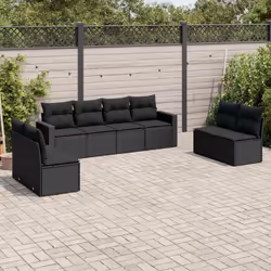 VidaXL 3251192 banc de jardin Rotin, Verre trempé