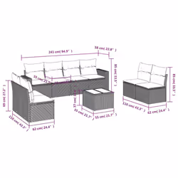 VidaXL 3251195 banc de jardin Rotin, Verre trempé