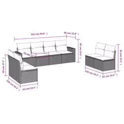 VidaXL 3251197 banc de jardin Rotin, Verre trempé