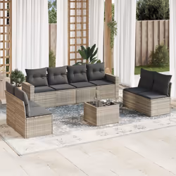 VidaXL 3251199 banc de jardin Rotin, Verre trempé
