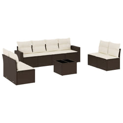 VidaXL 3251200 banc de jardin Rotin, Verre trempé