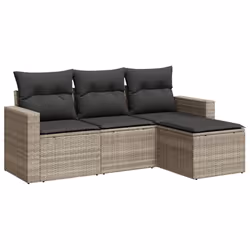 VidaXL 3251209, Gris foncé, Rotin, Acier, 110 kg, Adultes et enfants, 550 mm, 550 mm