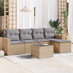 VidaXL 3251226 banc de jardin Rotin, Acier