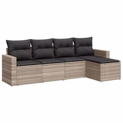 VidaXL 3251229, Gris foncé, Rotin, Acier, 110 kg, Adultes et enfants, 550 mm, 550 mm