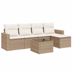 VidaXL 3251235, Crème, Rotin, Verre trempé, 110 kg, Adultes et enfants, 550 mm, 550 mm