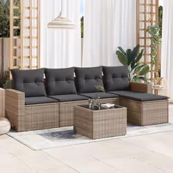 VidaXL 3251237 banc de jardin Rotin, Verre trempé