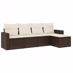VidaXL 3251240, Crème, Rotin, Verre trempé, 110 kg, Adultes et enfants, 550 mm, 550 mm