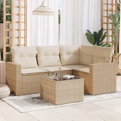 VidaXL 3251245 banc de jardin Rotin, Acier - Vue supplémentaire 2
