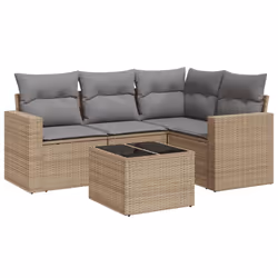 VidaXL 3251246, Gris clair, Rotin, Acier, 110 kg, Adultes et enfants, 655 mm, 620 mm