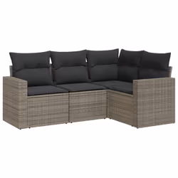 VidaXL 3251247, Gris foncé, Rotin, Acier, 110 kg, Adultes et enfants, 655 mm, 620 mm