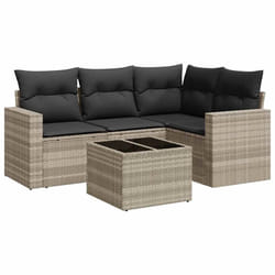 VidaXL 3251249 banc de jardin Rotin, Acier