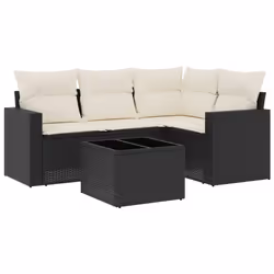 VidaXL 3251253, Crème, Rotin, Verre trempé, 110 kg, Adultes et enfants, 550 mm, 550 mm