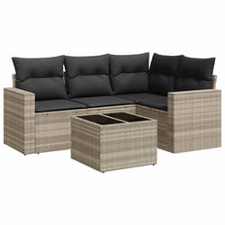 VidaXL 3251259 banc de jardin Rotin, Verre trempé