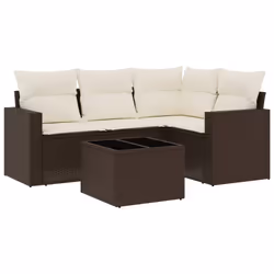 VidaXL 3251260, Crème, Rotin, Verre trempé, 110 kg, Adultes et enfants, 550 mm, 550 mm