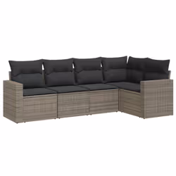 VidaXL 3251267, Gris foncé, Rotin, Acier, 110 kg, Adultes et enfants, 655 mm, 620 mm