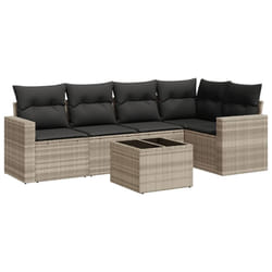VidaXL 3251269 banc de jardin Rotin, Acier