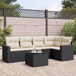 VidaXL 3251273 banc de jardin Rotin, Verre trempé