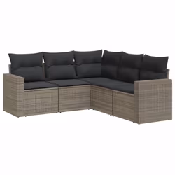VidaXL 3251287, Gris foncé, Rotin, Acier, 110 kg, Adultes et enfants, 655 mm, 620 mm