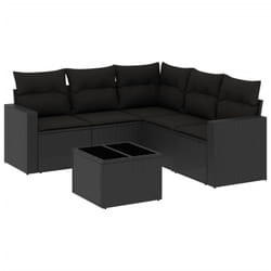 VidaXL 3251292 banc de jardin Rotin, Verre trempé