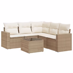 VidaXL 3251295, Crème, Rotin, Verre trempé, 110 kg, Adultes et enfants, 550 mm, 550 mm