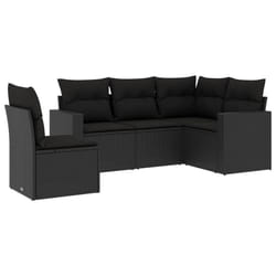 VidaXL 3251312 banc de jardin Rotin, Verre trempé