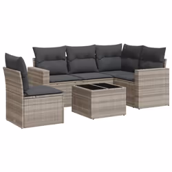 VidaXL 3251319, Gris foncé, Rotin, Verre trempé, 110 kg, Adultes et enfants, 550 mm, 550 mm