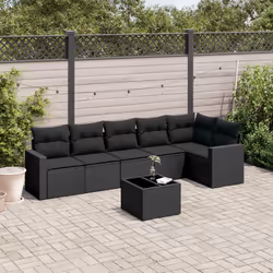 VidaXL 3251322 banc de jardin Rotin, Acier