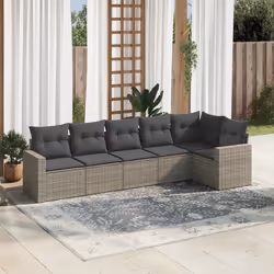VidaXL 3251327 banc de jardin Rotin, Acier