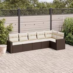 VidaXL 3251330 banc de jardin Rotin, Acier