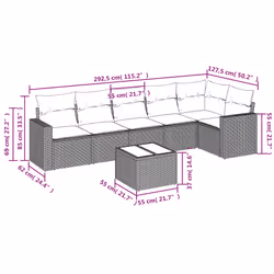 VidaXL 3251333 banc de jardin Rotin, Verre trempé