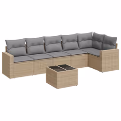 VidaXL 3251336, Gris clair, Rotin, Verre trempé, 110 kg, Adultes et enfants, 550 mm, 550 mm