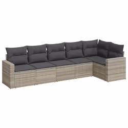 VidaXL 3251339, Gris foncé, Rotin, Verre trempé, 110 kg, Adultes et enfants, 550 mm, 550 mm