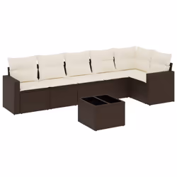 VidaXL 3251340, Crème, Rotin, Verre trempé, 110 kg, Adultes et enfants, 550 mm, 550 mm