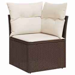 VidaXL 3251340 banc de jardin Rotin, Verre trempé - Vue supplémentaire 5