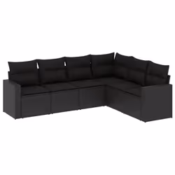 VidaXL 3251342, Noir, Rotin, Acier, 110 kg, Adultes et enfants, 655 mm, 620 mm