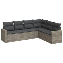 VidaXL 3251347 banc de jardin Rotin, Acier