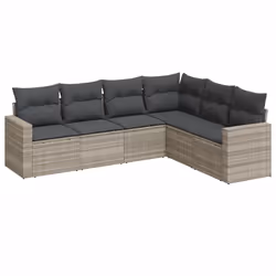 VidaXL 3251359, Gris foncé, Rotin, Verre trempé, 110 kg, Adultes et enfants, 550 mm, 550 mm