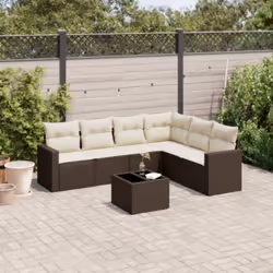 VidaXL 3251360 banc de jardin Rotin, Verre trempé