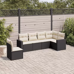 VidaXL 3251363 banc de jardin Rotin, Acier