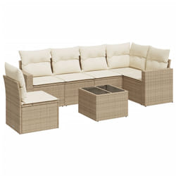 VidaXL 3251375 banc de jardin Rotin, Verre trempé